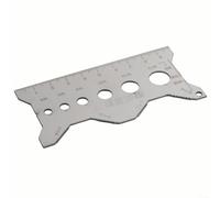 Screw Measuring Tool with Pitch Measurement for Various Screws Sizes, Allows Accurate Length and Diameter Measurements from 1mm to 100mm