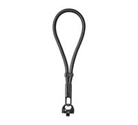 Screw Mount Camera Wrist Strap with Braided Cord, Black Color | Rotating Connector and Compact Carry for Outdoor Travel Filming