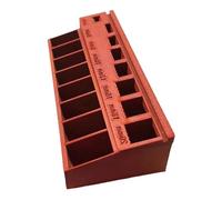 Screw Nut Planner Box Highlighting Reinforced Strategy Structure and Customizable Labeling Structure Thin Set Divider Planner
