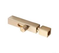 Screw-on for aluminium sliding door lock for bathroom safety protection | Screw Mount Door Bolt Alloy Door Lock for Black Gold Gray Door Lock Bathroom Privacy Latch