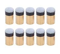 Screw On Pool Cue Tips - Artificial Cattlehide, Strong Thread Protection, Ball Control, Snooker & Billiards Essential, 2