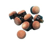 Screw on snooker / pool cue tip - 10mm (10 pack)