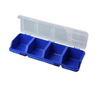 Screw Organization Hardware Organization Box with Compartment Bolt Dividers Storage Containers for Garage Tool Portable Tool Box with Compartments