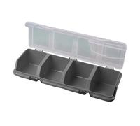 Screw Organization Hardware Organization Box with Compartment Bolt Dividers Storage Containers for Garage Tool Portable Tool Box with Compartments