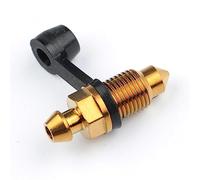 Screw parts 1Pcs M10 P1.0/1.25mm Oil Drain Screw Brake Caliper With Nozzle Tip Disc Top Pump Stainless Steel Cap(Gold-1.0)