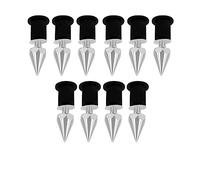 Screw parts 5-color Universal Motorcycle M5 CNC Aluminum Windshield Spike Bolts Screw Nut Kit For Suzuki For Y-AMAHA All Models & Years(Silver)