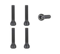 Screw parts 5PCS For BMW R NINE T Titanium Bolt Motorcycle Rear Wheel Brake Disc Bolts Screw Accessories(Black- Silver)
