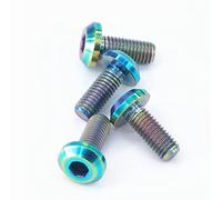 Screw parts M8x20mm Pitch 1.25mm Rainbow Titanium Motorcycle Brake Disc Mount Socket Screw Bolts