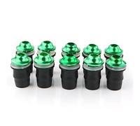 Screw parts Motorcycle Accessories Alumnium Windscreen Windshield Deflectors Bolt Screw Kit Nut For KAWASAKI For Ninja ZX6R ZX10R 250R ZX14 ZX 14 ZX6 R(Green)