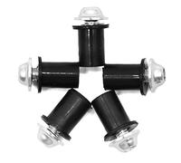 Screw parts Motorcycle Windshield Bolt Screws Nut Fastener Motorbike Fairing Mounting Kit For H-onda CBR900 CBR 900 CBR900RR For SUZUKI GSX 1400 GSX1400(Silver)