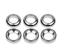 Screw parts Titanium Multiple Color M6 Concave Washer Convex Screw Bolts Pack Of 6(Concave Titanium)