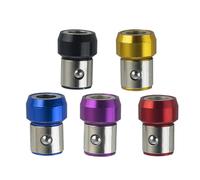 Screw Rings with Screwdriver Bit Set Magnetizers Screw Removable for 1/4inch 6.35mm Hexagon Screwdriver Power Bits Bit