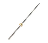 Screw Rod,400mm 8mm T8 Stainless Steel Threaded Rod Lead Screw with T8 Nut for 3D Printer Machine Z Axis(400mm)