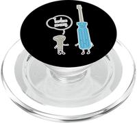 Screw Screwdriver You Drive Me Crazy Funny Statement Humor PopSockets PopGrip for MagSafe