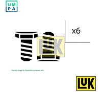 DMF Flywheel Bolts fits BMW 318 E46 2.0 00 to 04 Dual Mass LuK 11227505573 New