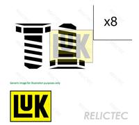 Screw Set, flywheel MB:CL203,W168,W169,906,S203,W245,W203,W204,A209,C209,W211