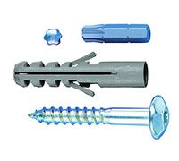 Screw Set for The Attachment of Window Grates Galvanized 4 Pieces 50 x 7 mm