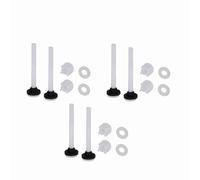 Screw Set Professional Aging Resistant Excellent Toughness Stable Lightweight Rubber Screws Toilet Closestool Water Tank Fixings Fitting Accessory
