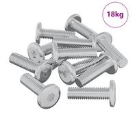 vidaXL Screw 1593 pcs Silver 8 x 25 mm Steel