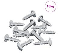 vidaXL Screw 13636 pcs Silver M4 x 16 mm Steel