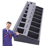 Screw Sorter Compartment | Divided Screws Storage, Portable Precision Container for Mechanics Electronics Workshop Hardware Garage Tool