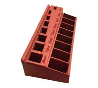 Screw Sorting Box with Multiple Dividers for Efficient Nut and Screw Organization Permanent Strategy Building Bathing Suit Nut/Bolt Planner