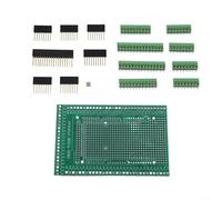 Screw Terminal Block Shield Board Kit,for Arduino,for MEGA 2560 R3, FR4 Glass Fiber PCB Carrier with 3.5mm Pitch Connector, Unassembled Module,for 26-16 AWG Wire