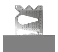 Screw Thread Gauge - Accurate Metric Measuring Ruler | Engineering Maintenance Theme - Bolt Identification Tool, Automotive Plumbing Utility Household Workshop Setup Precision Thread Sizing Instrumen
