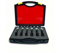 Screw Thread Gauge Kit 26 Leaves Metric SAE Whitworth Thread Identifier for Hardware - Rust for proof Steel Gauge Set 193x160x46mm
