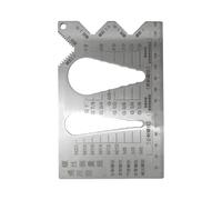 Screw Thread Gauge - Screw Measuring Ruler | Accurate Metric Thread Measuring Ruler for Household Engineering Construction Automotive Mechanical