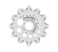 Screw Thread Gauge Stainless Steel - Screw Size Checker for Mechanics DIY