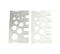 Screw Thread Pitch Gauge Kit Metric for imperial Whitworth Stainless Steel with Lock for Thread Size Check 100mm Precision Tool