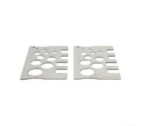 Screw Thread Pitch Gauge Set Metric for imperial Whitworth Stainless Steel 55° 60° Locking Leaf Tool for Lathe Center Angle Check