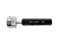 Screw Thread Plug Gauge Tapered pipe thread plug gauge/thread ring gauge measuring tool NPT1/16-27 3/8-18 1/4-11.5 NPT2(Thread Plug Gauge,NPT2 1I2-8)