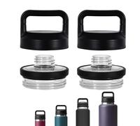 Screw Top Lid Replacement 2 Pack for YETI Rambler Bottle 18/26/36/46/64oz，Compatible with YETI Chug Cap Replacement Lids，Leak-Proof, Durable & Dishwasher-Safe