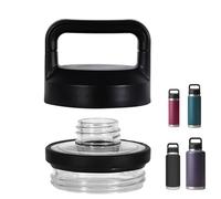 Screw Top Lid Replacement for YETI Rambler Bottle 18/26/36/46/64oz，Compatible with YETI Chug Cap Replacement Lids，Leak-Proof & Durable，1 Pack