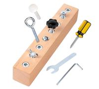 Screw Toy for - Learning Board for Assembling and Disassembling Early Learning Toy for Hand-Eye Coordination Training, Activity Chart, Screw Practice | For Children