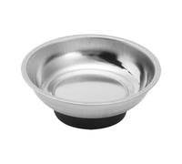 Screw Tray - Magnetic Parts Holder Dish, Stainless Steel Bowl, Small Bolts Nuts Screws Assembly, Sturdy Portable Container | Workshop Tool Organizer for Repair Stations Garage DIYs Craft Electronics