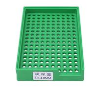 Screw Tray PP Slotted Storage Holder, Tool Tray Organizer with 160 Holes, Anti Static Screw Holder for 3.5-4.0mm Screws, Durable Workbench Organizer for Indoor and Outdoor Use