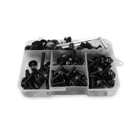 Screw washer set For Ducati Accessories Motorcycle Full Fairing Bolts Kit Bodywork Mount Replacement Screws Nut Combination Kit(Type A)