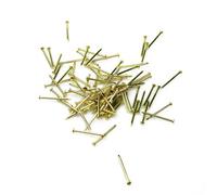 SCREWD 25mm Brass-Plated Semi-Round Head Nails for Crafts, DIY, Hobbies and Construction - Pack of 240