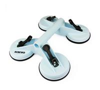 Screwd Quad Suction Cup Heavy Duty Lifter For Glass, Doors, Windows And Sheet Metal - 120Kg Pull