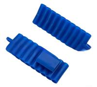 Screwdriver Bit Holder 22 Hole Flexible PVC Strip with Clip for Magnetic Bits Storage Red(4PCS)