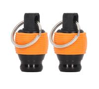 Screwdriver Bit Holder Quick Release Durable Universal 1/4 Inch Bit Keychain for High Altitude Field Work Aluminum Alloy ABS Stainless Steel 2Pcs (Yellow)