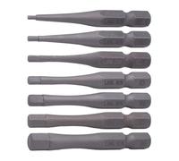 Screwdriver Bit Magnetic 50mm 1/4 Inch Hex Shank Steel H1.5 H2 H2.5 H3 H4 H5 H6, Rust-Resistant Hexagon Head for Electric and Pneum(H3)
