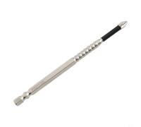 Screwdriver Bit PH2 Cross Head Alloy Steel Magnetic Anti-Slip 1/4 Inch Hex Shank Long Drill Driver Bit Compatible with Electric Screwdrivers and Hand Drills, 150mm(120mm)