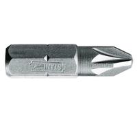Screwdriver Bit Pozidriv PZ2 25Mm S2 Steel 1/4In Hex Box 25 Stanley STA168949B