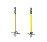Screwdriver Bit Set 10Pcs Electricians Slotted Cross Steel for 65Mm 110Mm Alloy Fph2 Hrc63° Sandblasted Antirust Tips Magnetic Socket Switch Circuit Breaker Repair(10Pcs 110Mm)