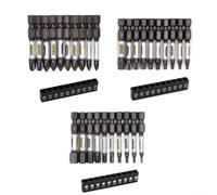 Screwdriver Bit Set 14 Inch Magnetic with Cross Type, Hexagonal, and Plum Blossom 11 Piece Kit (Combination model)