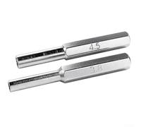 Screwdriver Bit Set 3.8mm and 4.5mm Stainless Steel Security Tool for NES SNES N64 Game Console Repair and Cleaning with Ergonomic Non-Slip Handle for Easy Grip and Precise Fit(2PCS(3.8MM and 4.5MM))